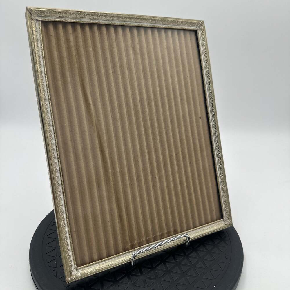 Vintage Gold Etched 8x10 Picture Frame MCM